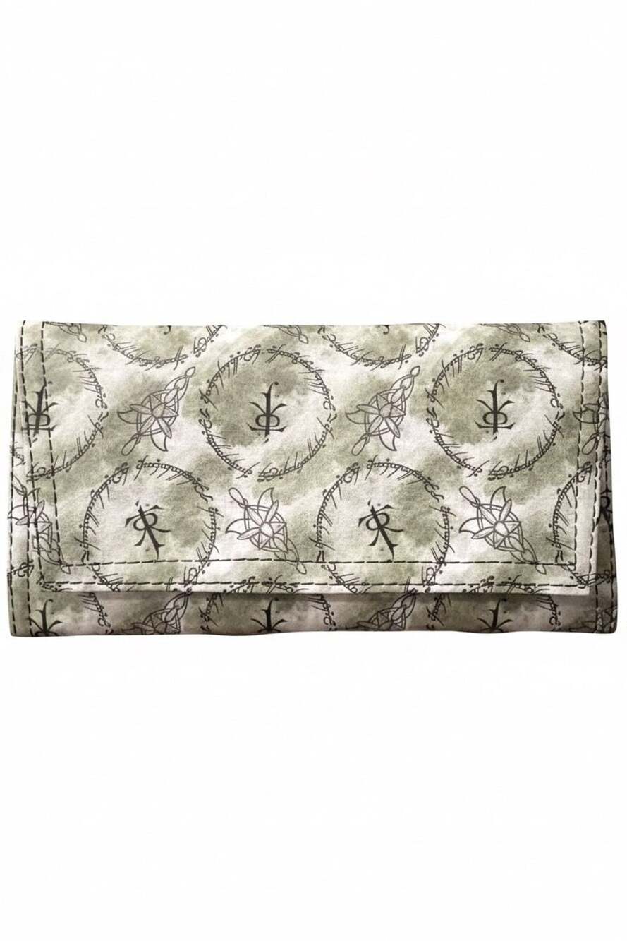 The Lord of the Rings Ring of Power Zip Around Wallet 8 x 4.5”